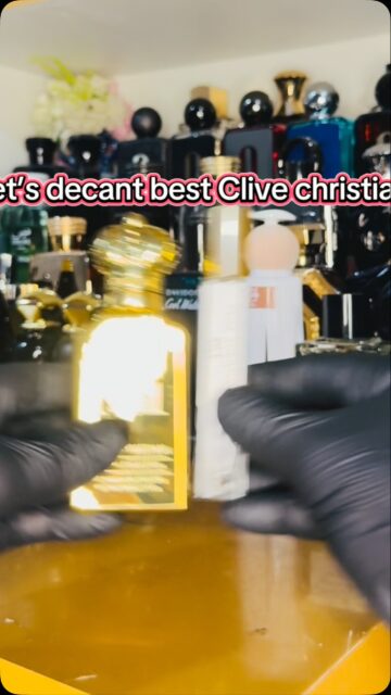 Decanting one of the best clive Christian  #pasha103 #clivechristian #decants