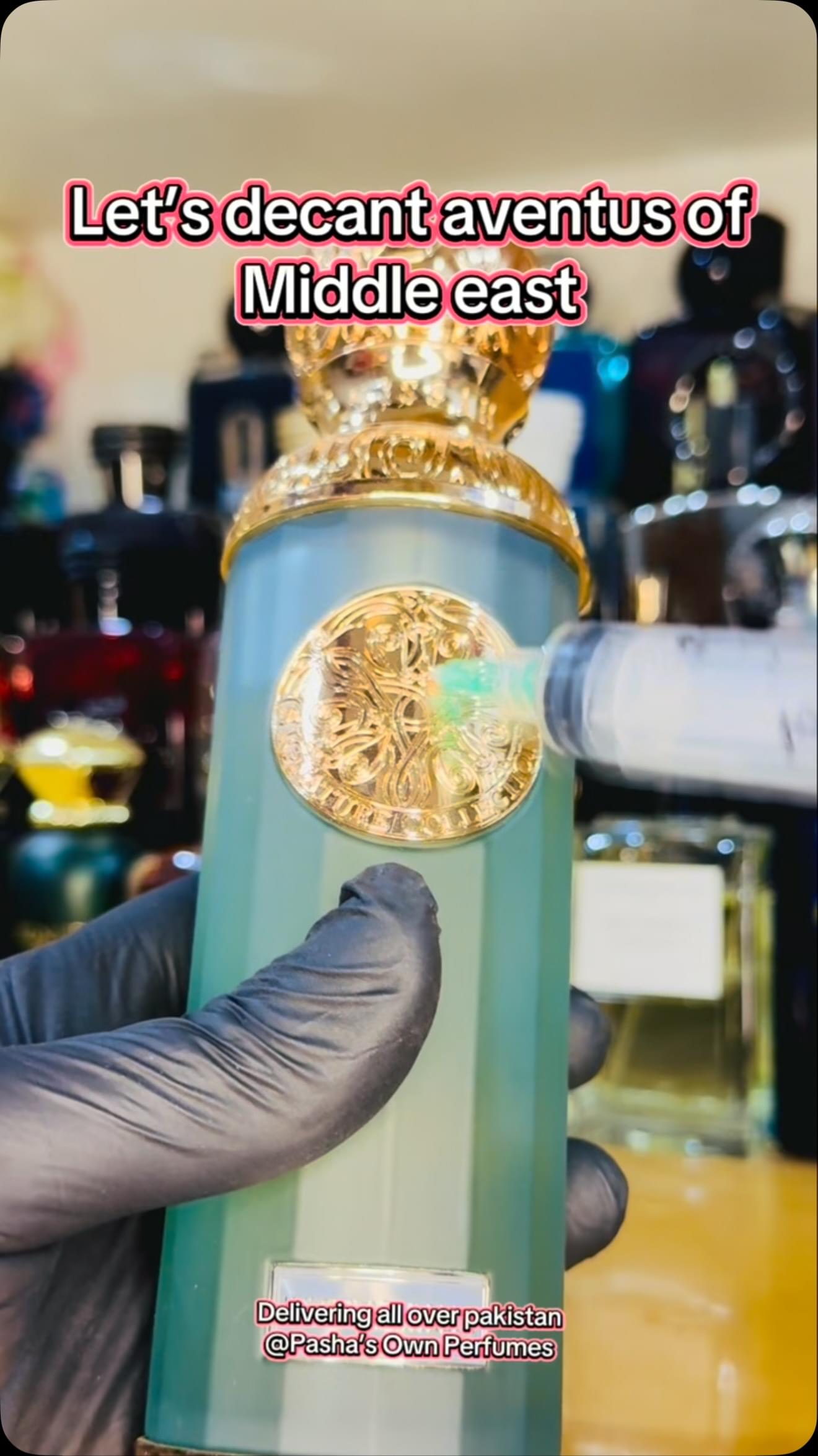 Decanting aventus of middle east #pasha103